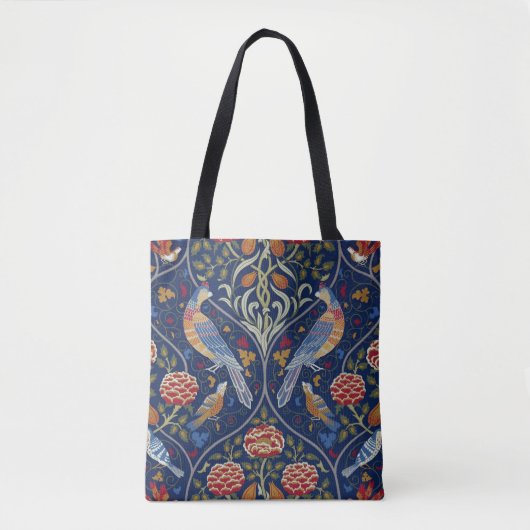 Vogels en bloemen, William Morris Tote Bag (Voorkant)