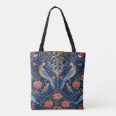 Vogels en bloemen, William Morris Tote Bag (Achterkant)