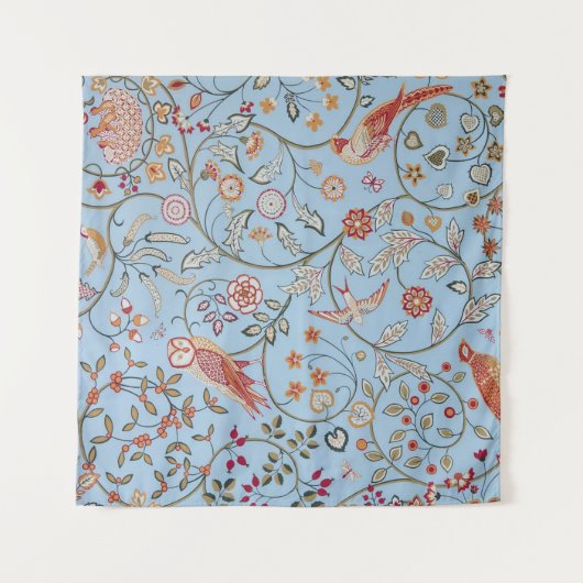 Vogels en bloemen, William Morris Wandkleed (Voorkant)