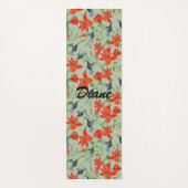 Vogels en bloemen yogamat (Voorkant)