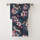 Vogels en bloesems bad handdoek (Insitu)