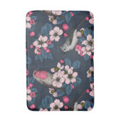 Vogels en bloesems badmat (Voorkant Verticaal)