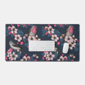 Vogels en bloesems bureaumat (Keyboard & Muis)