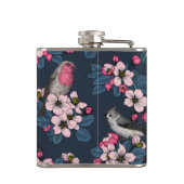 Vogels en bloesems heupfles (Achterkant)