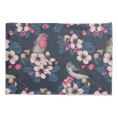 Vogels en bloesems kussensloop (Achterkant-Links)