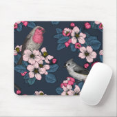 Vogels en bloesems muismat (Met muis)
