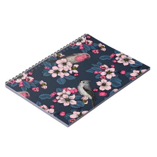 Vogels en bloesems notitieboek (Linkerzijde)