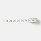 Vogels en bloesems satijnen lint (Voorkant)