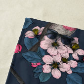 Vogels en bloesems strandlaken (In situ)