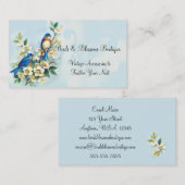 Vogels en bloesems Visitekaartje voor alle doelein (Voorkant / Achterkant)