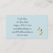 Vogels en bloesems Visitekaartje voor alle doelein (Achterkant)