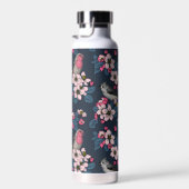 Vogels en bloesems waterfles (Rechts)