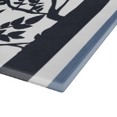 Vogels en bomen in Pomegranates Challah Snijplank (Hoek)