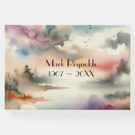 Vogels en bomen in Waterverf Gastenboek