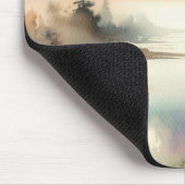 Vogels en bomen in Waterverf Muismat (Hoek)