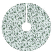 Vogels en Boughs Vakantie Motief Kerstboom Rok (Voorkant)