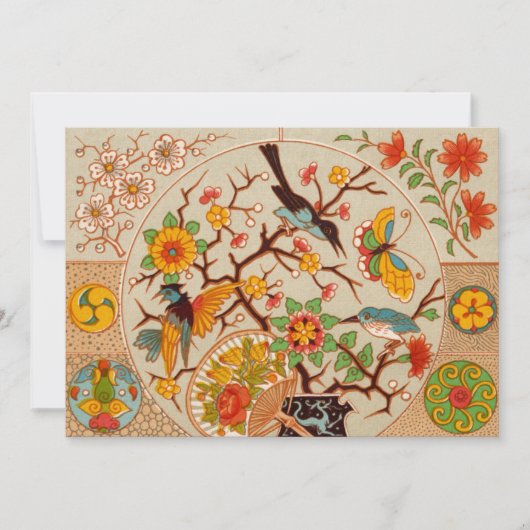 Vogels en Butterflies Kaart (Voorkant)