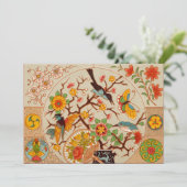 Vogels en Butterflies Kaart (Staand voorkant)