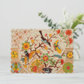 Vogels en Butterflies Kaart (Staand voorkant)