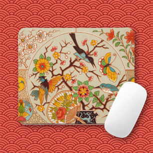 Vogels en Butterflies Mousepad Muismat
