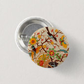 Vogels en Buttonnen van Butterflies Ronde Button 3,2 Cm (Voorkant /achterkant)