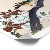 Vogels en Cherry Blossom, Imao Keinen Poster (Hoek)