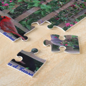 Vogels en eekhoorntjes in aanvoerpuzzle legpuzzel (Zijkant)