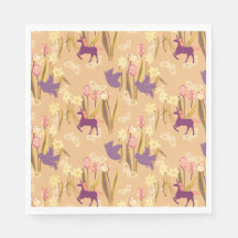 Vogels en eenhoorns op lentemaand