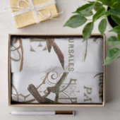 Vogels en eieren  Franse naamloze vennootschap Tissuepapier (Geschenk)