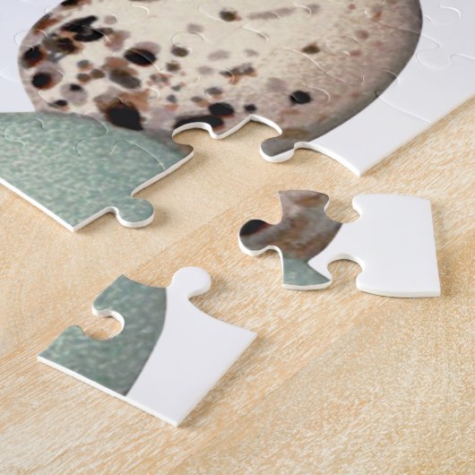 Vogels en eieren  Franse namen Puzzle Legpuzzel (Zijkant)