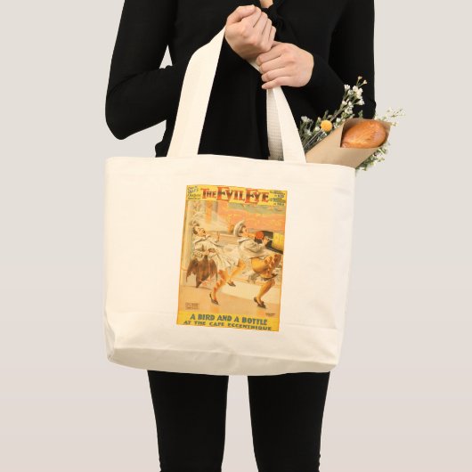VOGELS EN FLES GROTE TOTE BAG (Voorkant (product))