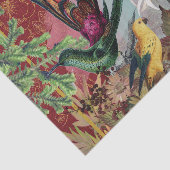 Vogels en groen tissuepapier (Detail)