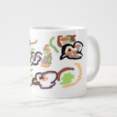 Vogels en herfst grote koffiekop (Voorkant rechts)
