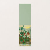 Vogels en Holly Berries Vrolijke kerst Kaart (Buitenkant ongevouwen)