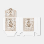 vogels en House Shabby Chic Bedankdoosjes (Uitgevouwen)