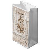 vogels en House Shabby Chic Klein Cadeauzakje (Voorkant Gekanteld)