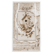 vogels en House Shabby Chic Klein Cadeauzakje (Voorkant)