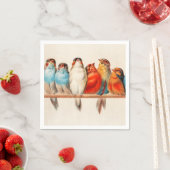 Vogels en kalm servet (Insitu)