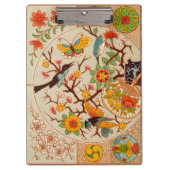 Vogels en karton klembord (Voorkant)