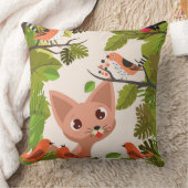 Vogels en katten kussen (Deken)