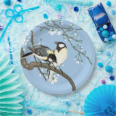 Vogels en kersenbloesems Ohara Koson Papieren Bordje (Feest)