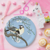 Vogels en kersenbloesems Ohara Koson Papieren Bordje (Feest)