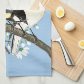 Vogels en kersenbloesems Ohara Koson Theedoek (Quarter Fold)