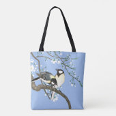Vogels en kersenbloesems Ohara Koson Tote Bag (Achterkant)