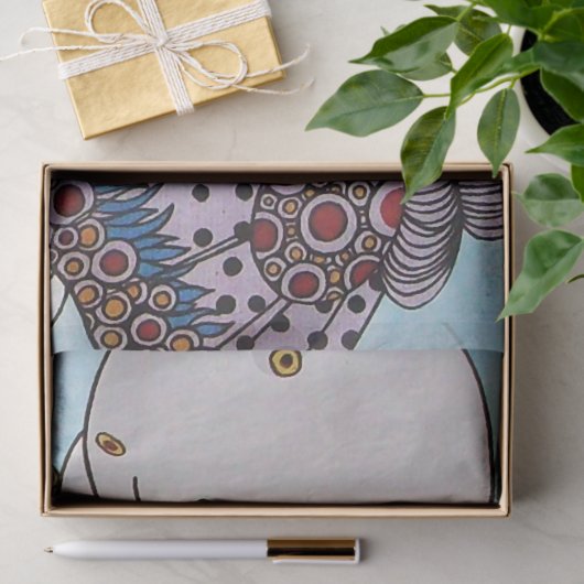 VOGELS EN KLADIGEN, KARTDECENBEAUTY-MODE TISSUEPAPIER (Geschenk)