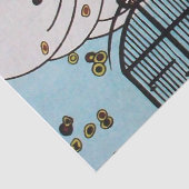 VOGELS EN KLADIGEN, KARTDECENBEAUTY-MODE TISSUEPAPIER (Detail)