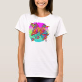 Vogels en kleur t-shirt (Voorkant)