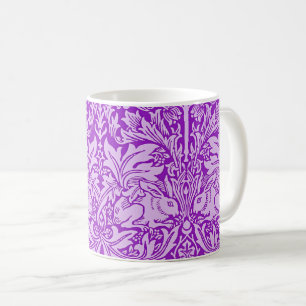 Vogels en Konijnen ontwerp, lavendel kleur, Koffiemok
