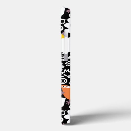 Vogels en kopjes Case-Mate iPhone case (Achterkant / Links)