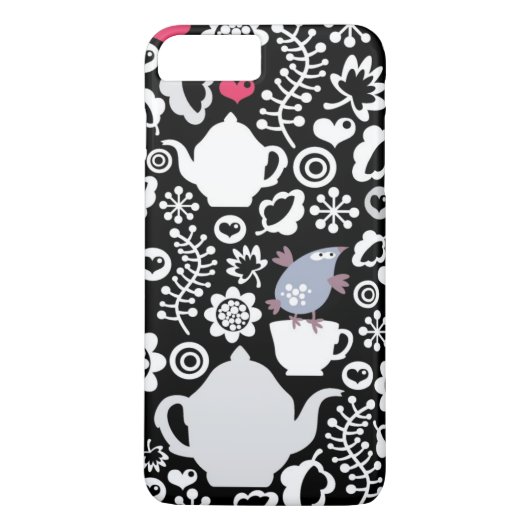 Vogels en kopjes Case-Mate iPhone case (Achterkant)